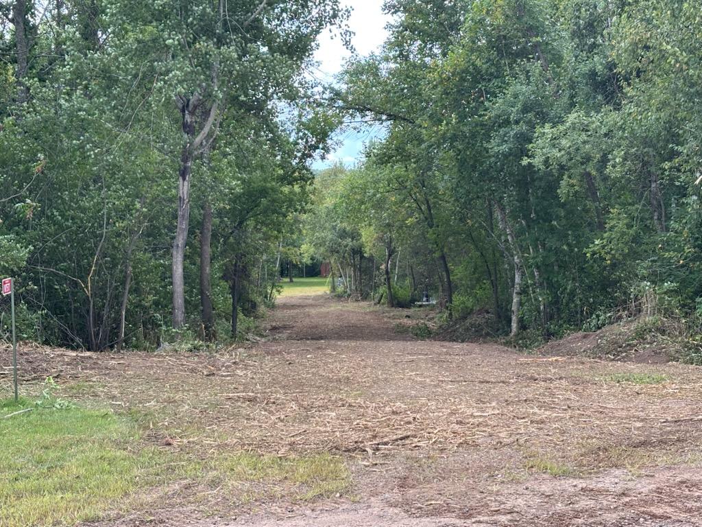 The driveway is now very clear and inviting...the vehicles love it too!