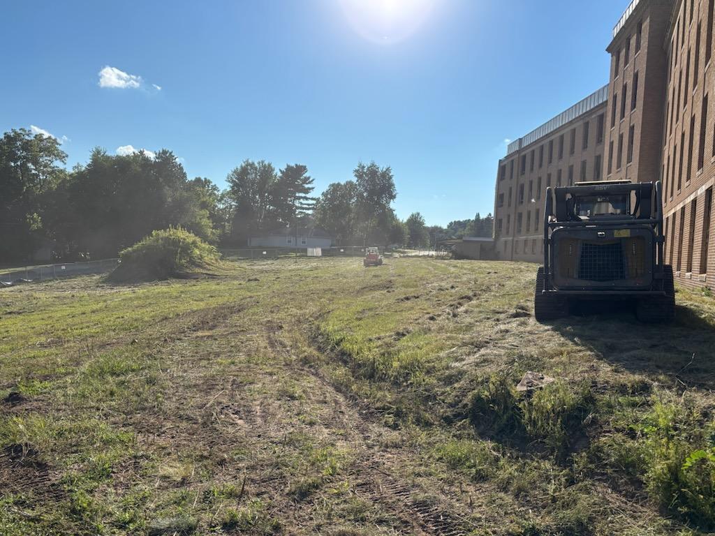 The construction site is clear - ready for work!